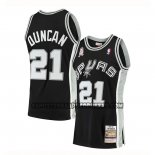 Canotte San Antonio Spurs Tim Duncan Mitchell & Ness 2001-02 nero